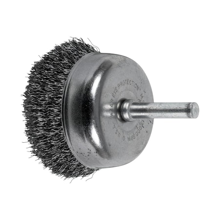 Pferd Mtd Crimped Cup, Brush, .008 CS Wire, 2 82824